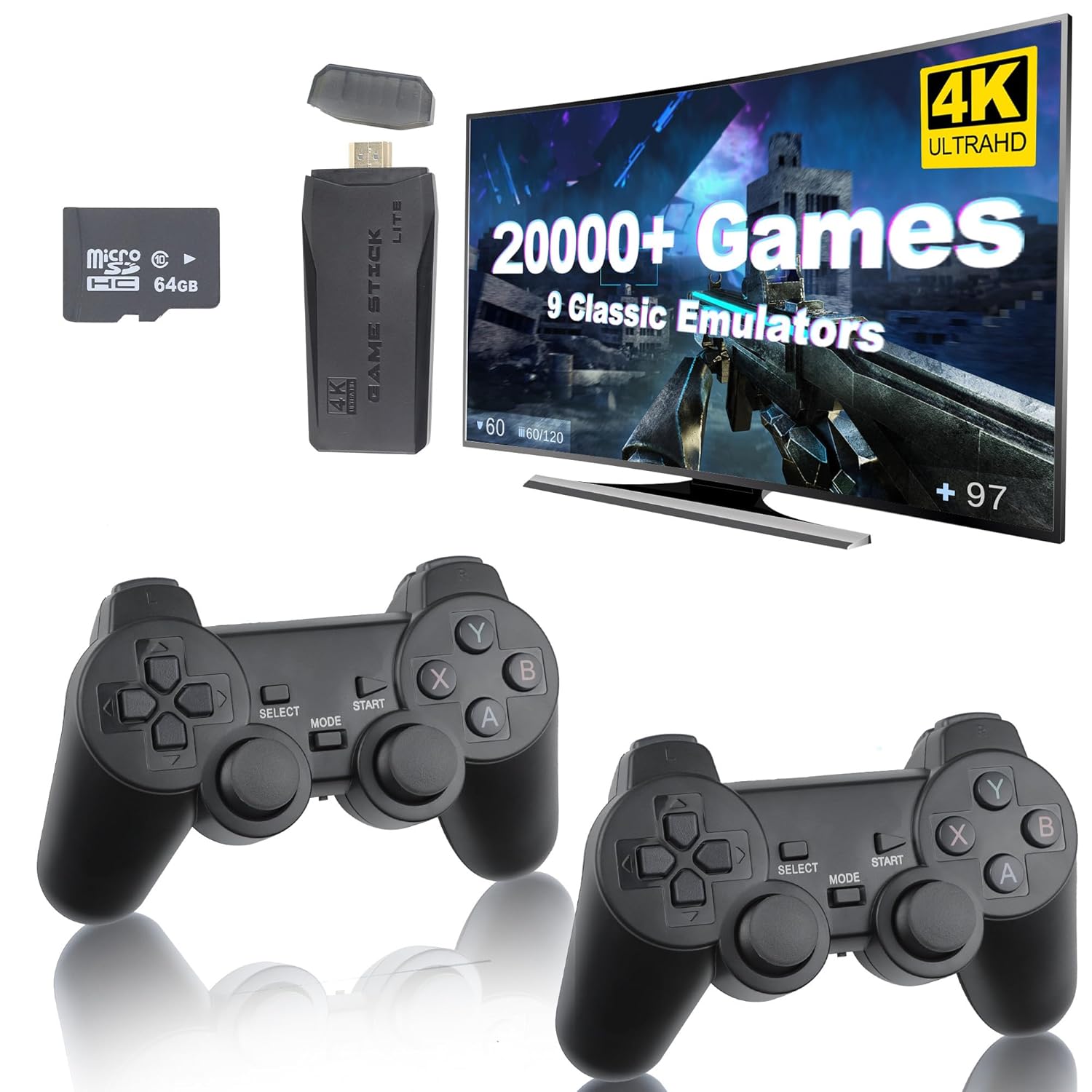 MINI CONSOLA M8 GAME STICK M8 + 64GB